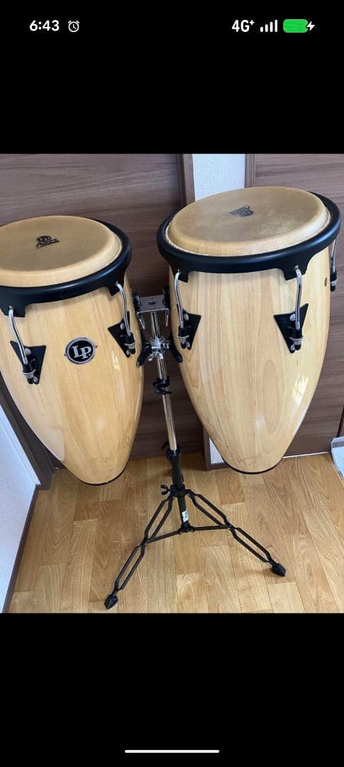 【miz】激安！説明書付き！LP コンガ　aspire スタンドセット