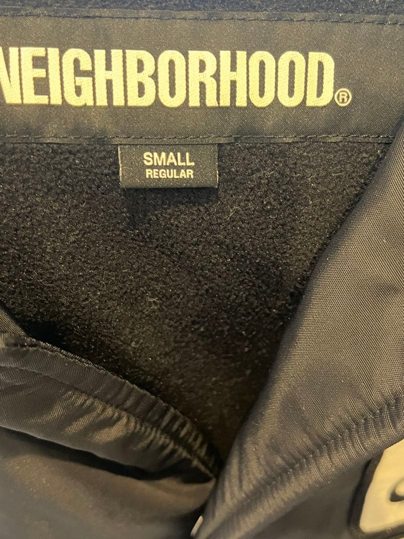 NEIGHBORHOOD ブラック ナイロンジャケット SM