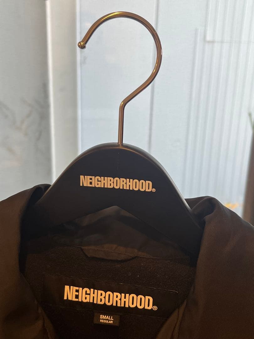 NEIGHBORHOOD ブラック ナイロンジャケット SM