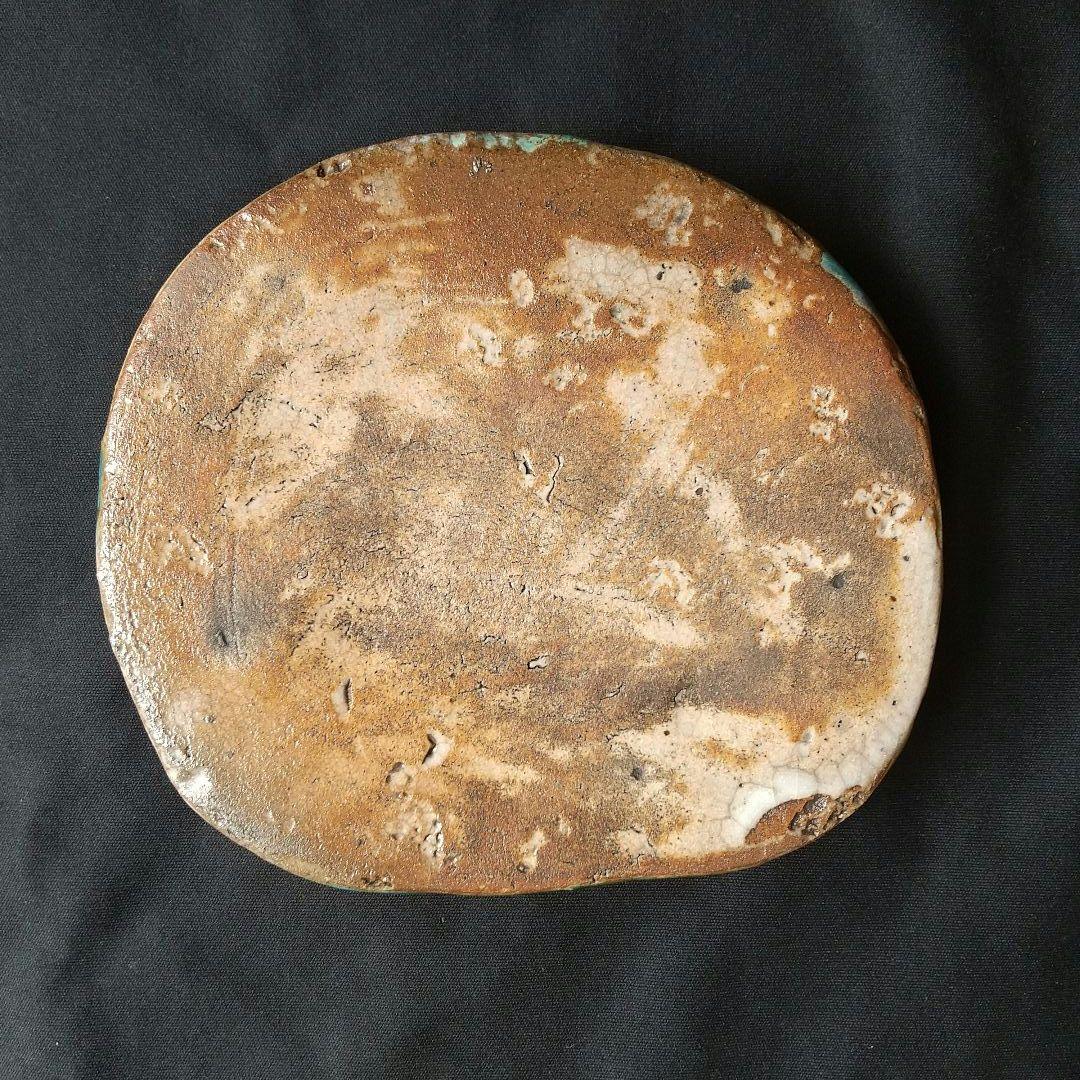 美術館級 桃山時代 織部 硯 古箱 箱書きあり 骨董 文房四宝