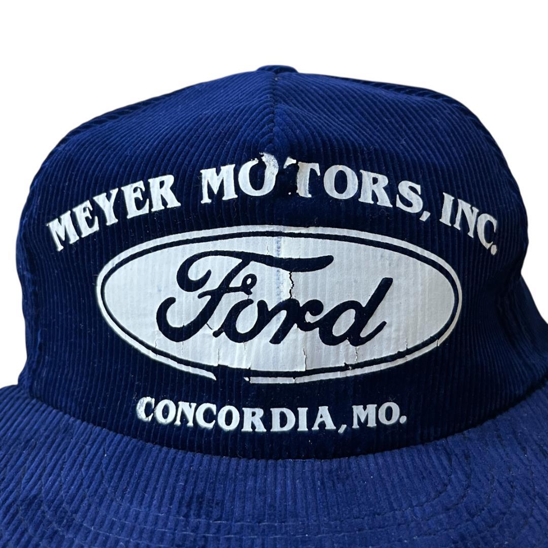 レア　90s　Ford　フォード　コーデュロイ　キャップ　ビンテージ　ディーラー