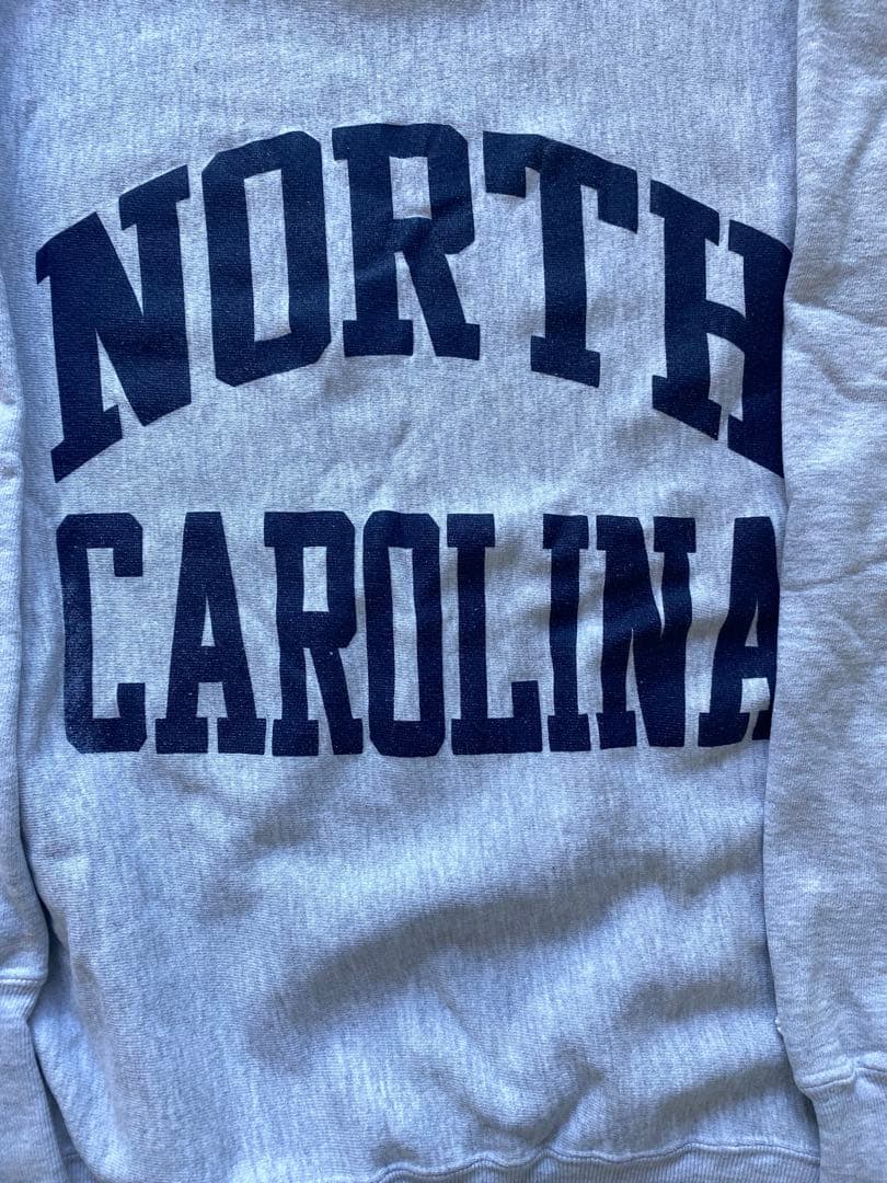90s チャンピオンリバースウィーブ ノースカロライナ USA製 XL デカロゴ