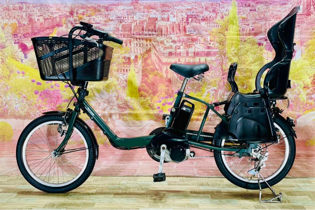 K2697 電動自転車パナソニック ギュット 子供乗せ 20インチ 送料無料