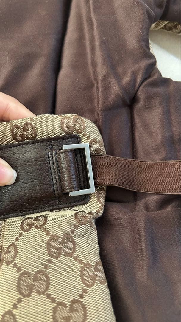 か*ち様 GUCCI 抱っこ紐 美品 袋付き