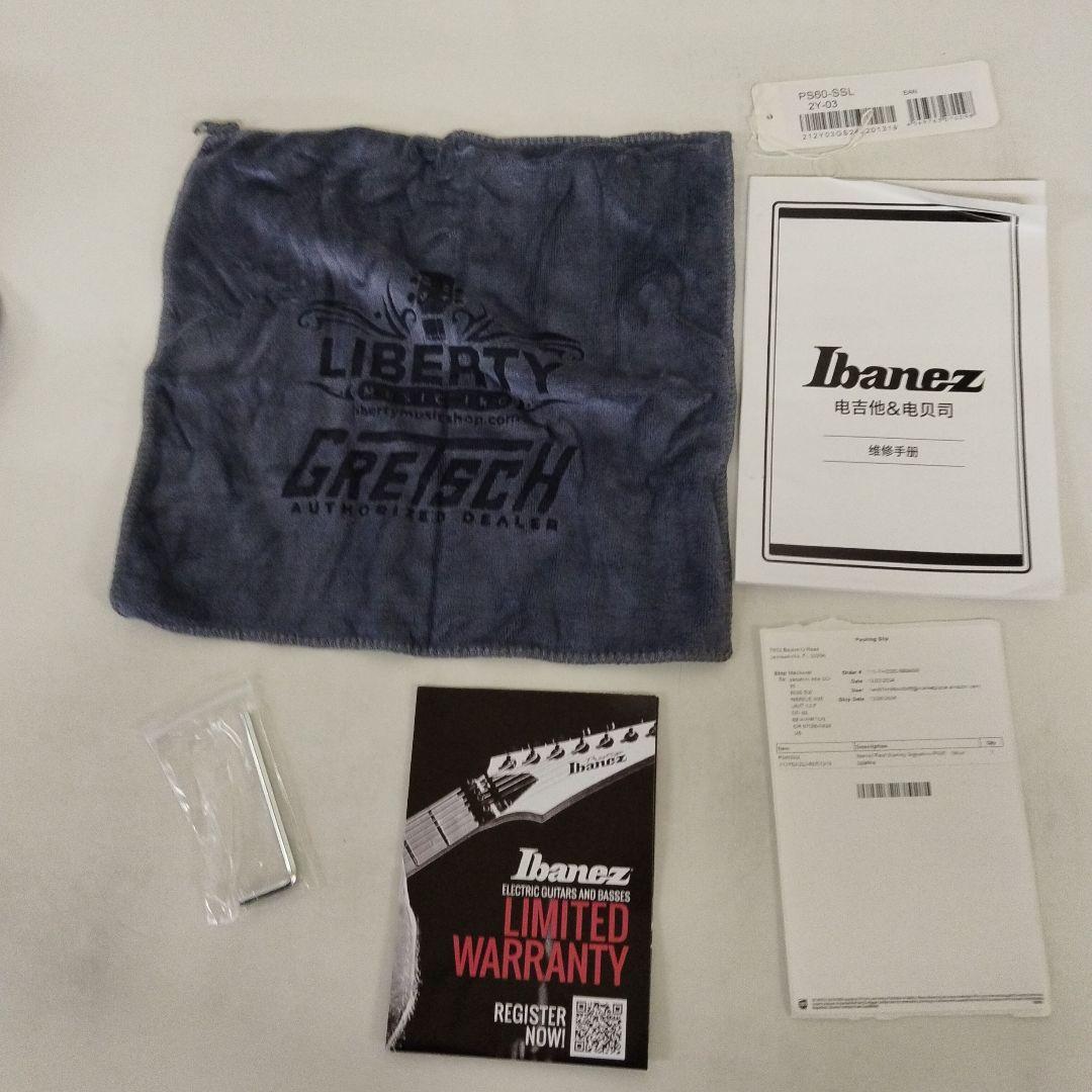 週末値下げ！！Ibanez PS60 シルバー スパークル傷あり