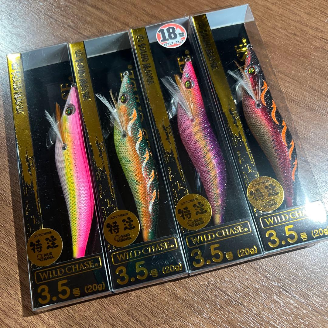 スクイッドマニア　ワイルドチェイス　3.5号　ノーマル　烏賊Style