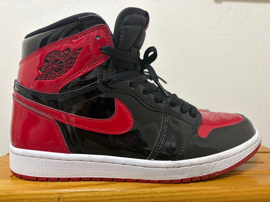 エアジョーダン1 HIGH OG パテントブレッド　27cm