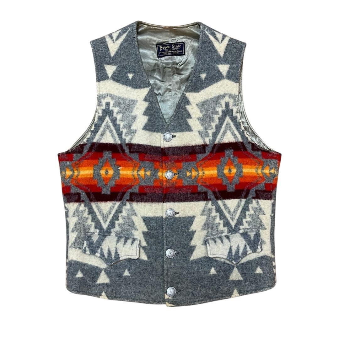 希少品 PENDLETON ペンドルトン チーフジョセフ柄 ウール ベスト