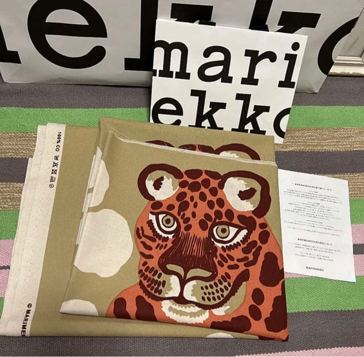 希少完売★直営店購入★マリメッコ★カクソセット柄中厚綿★2パネル分★シーズン限定