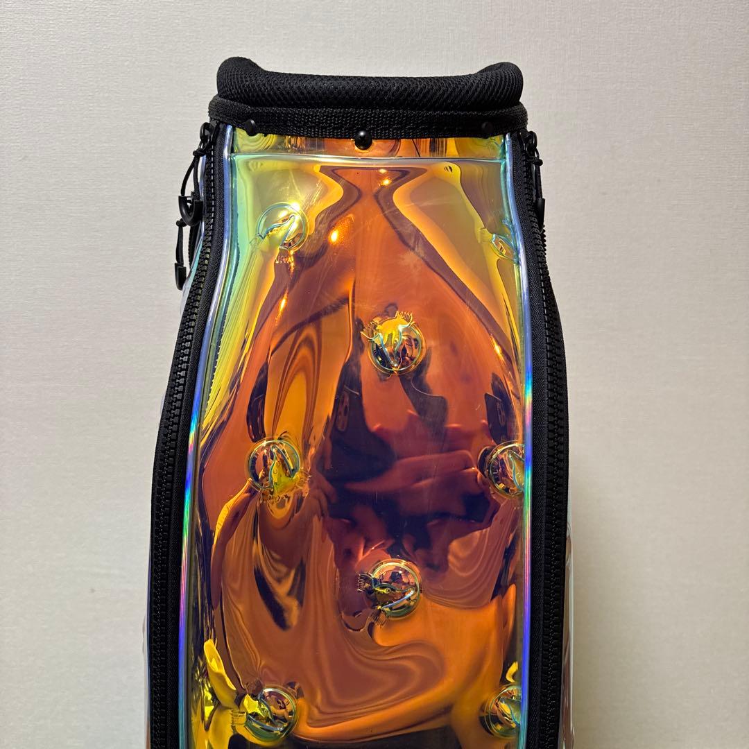 非売品 新品 HONMA ホンマ キャディバッグ オーロラ ホログラム クリアー