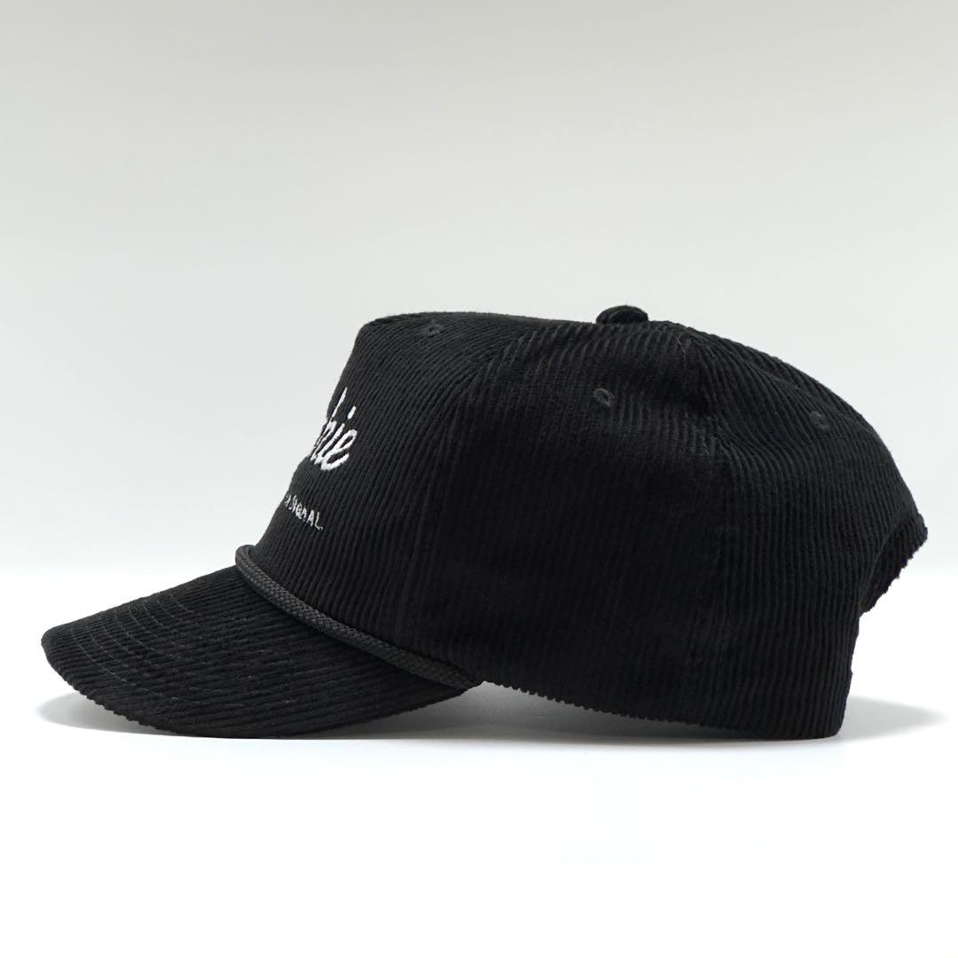 【コーデュロイ】Junkie トラッカーキャップ ブラック