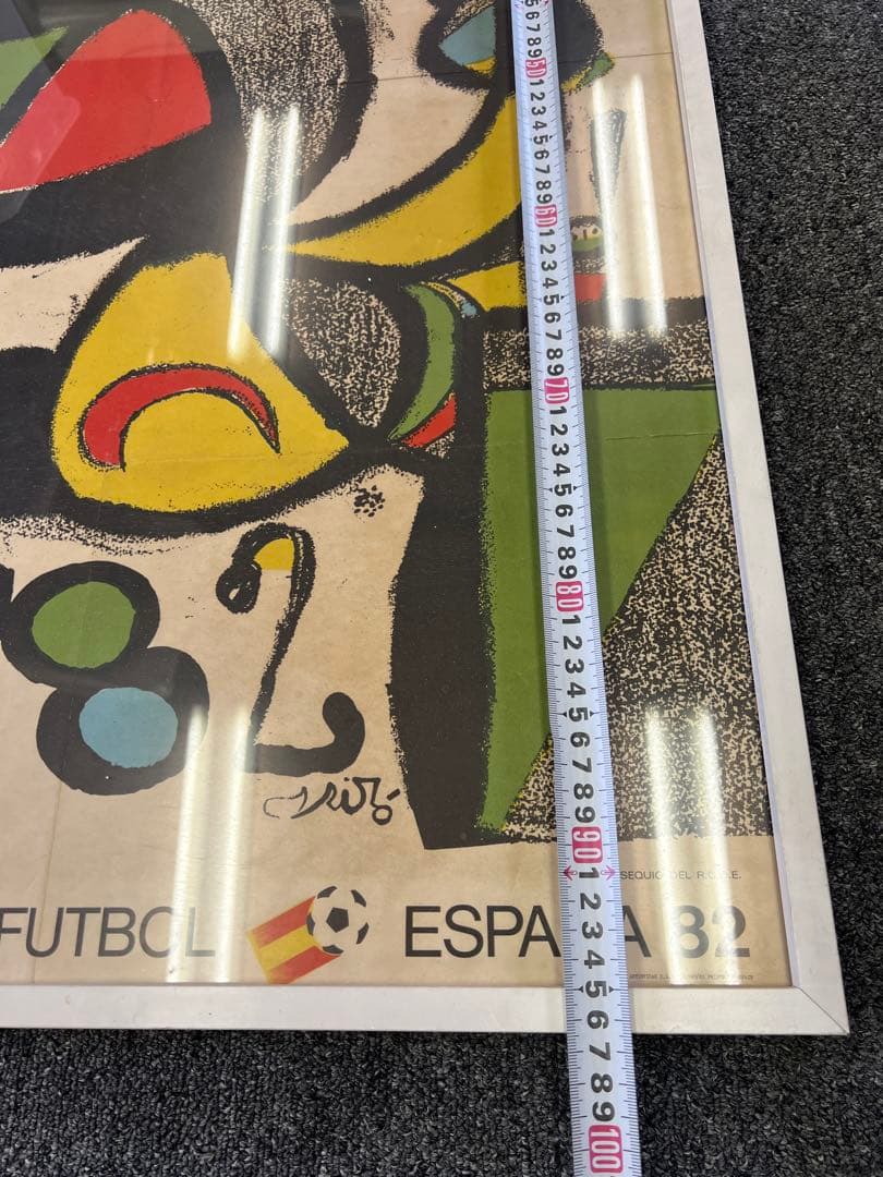 レア【1982年W杯公式】ジョアン・ミロ ポスター スペイン大会原画