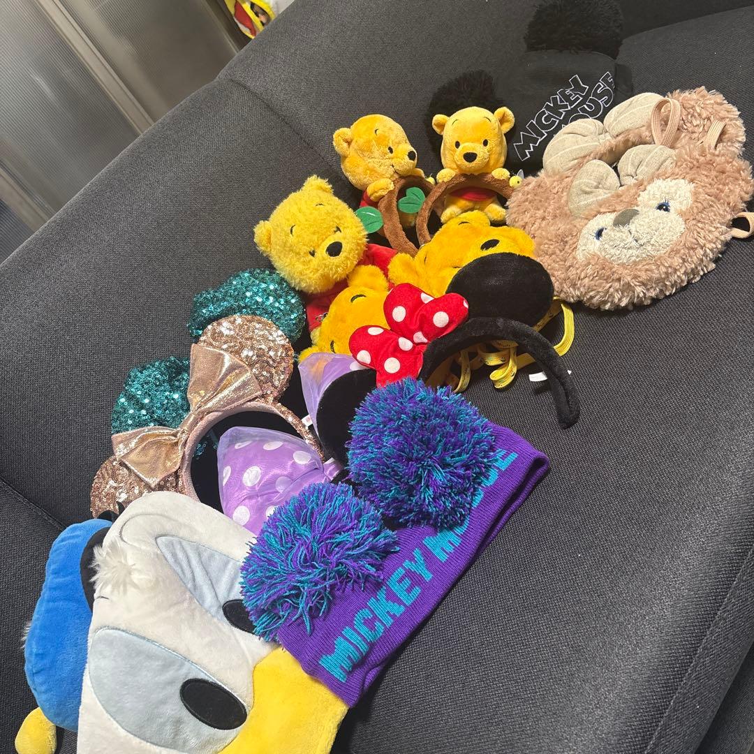 【バラ売り可】ディズニー　ファンキャップ　カチューシャ　ポシェット