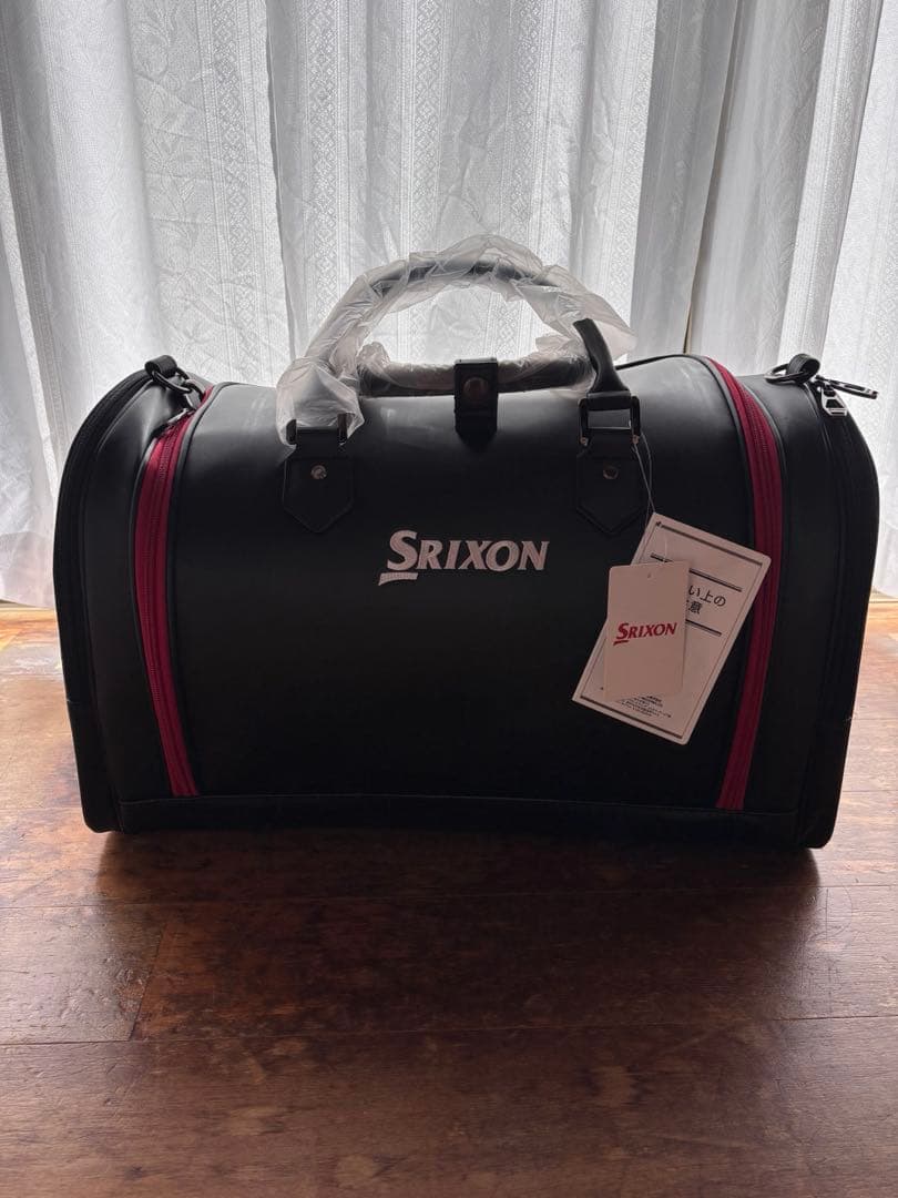 Srixon ダッフルバッグ 黒 赤 ゴルフ 新品未使用