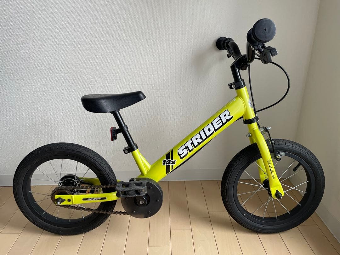 STRIDER 14x イエローキッズバイク