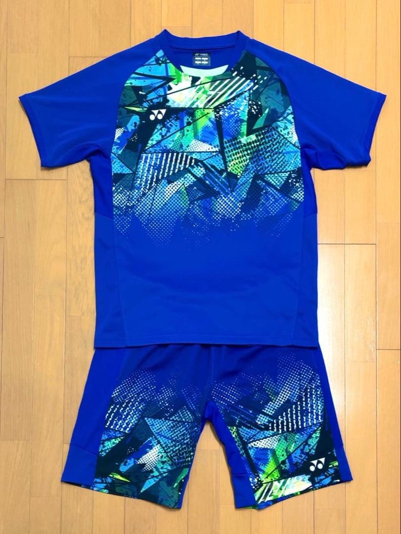 YONEX セットアップ 15143 ユニXL アクアブルー 日本代表