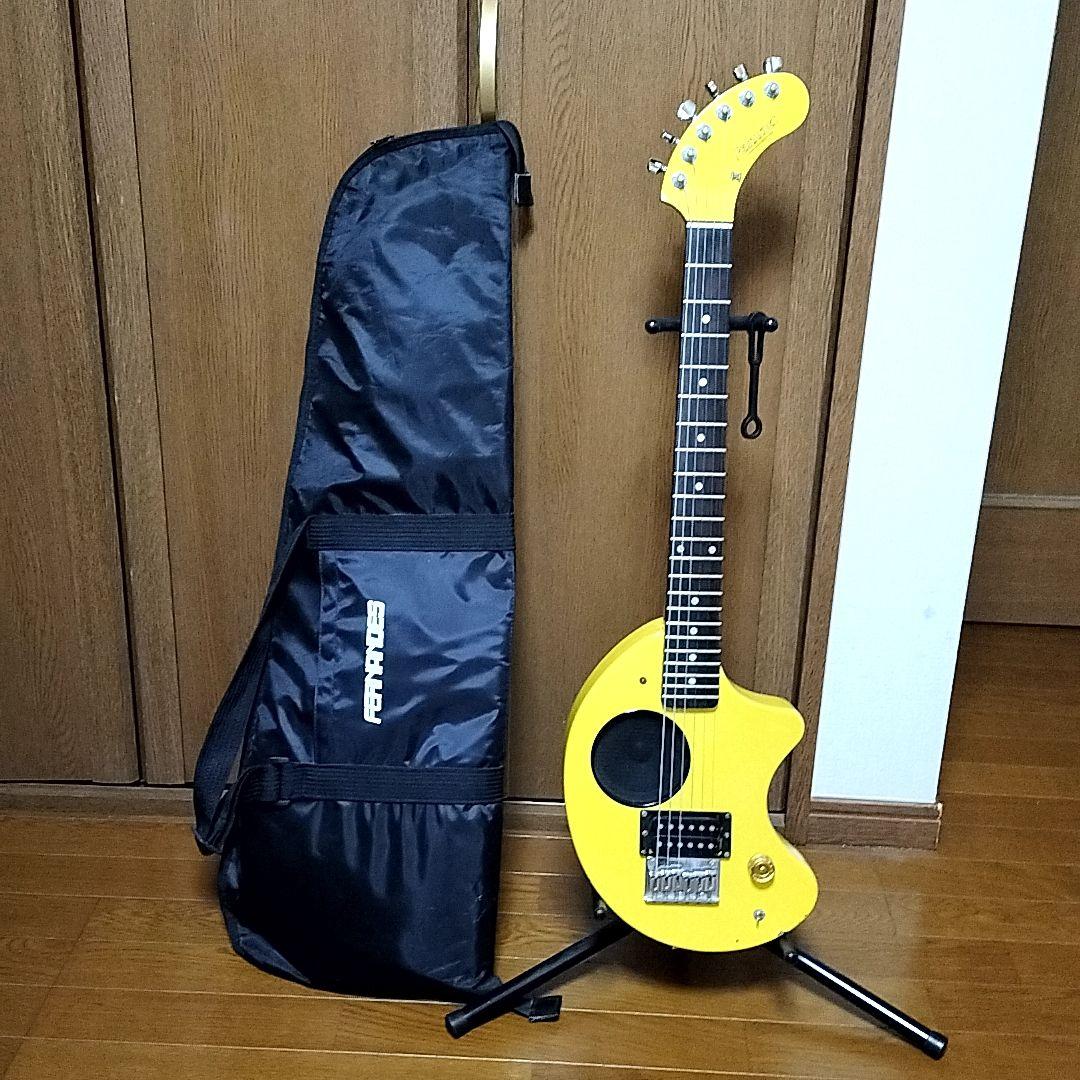 FERNANDES　ZO-3　エレキギター　イエロー　アンプ内蔵ギター
