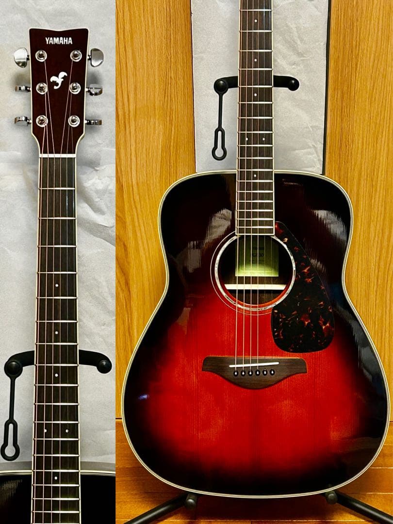 すぐ使える超美品 YAMAHA FG-830TBS トップ単板 低弦高調整済み