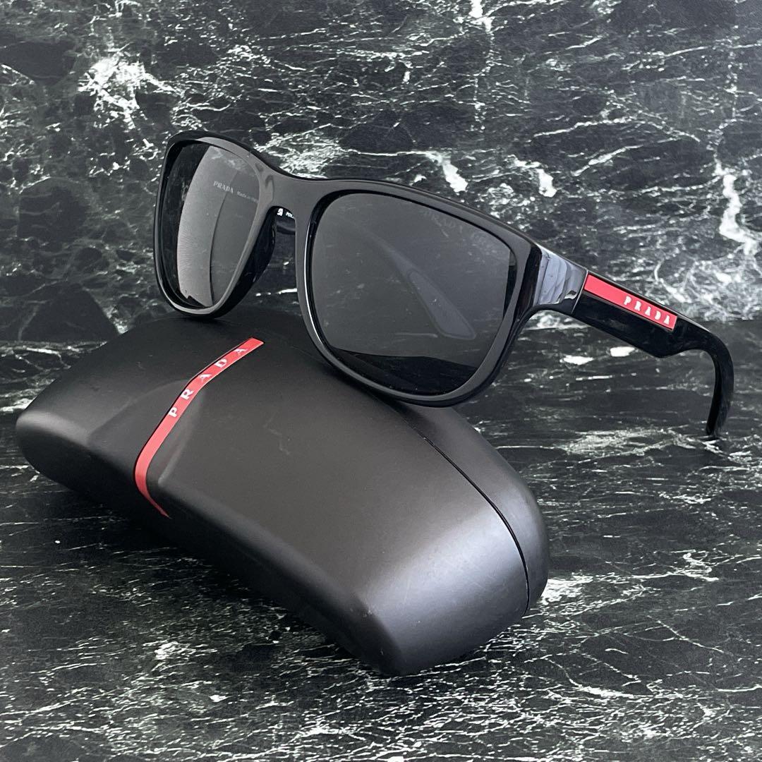 小物 y2k archive old PRADA sunglasses BLACK