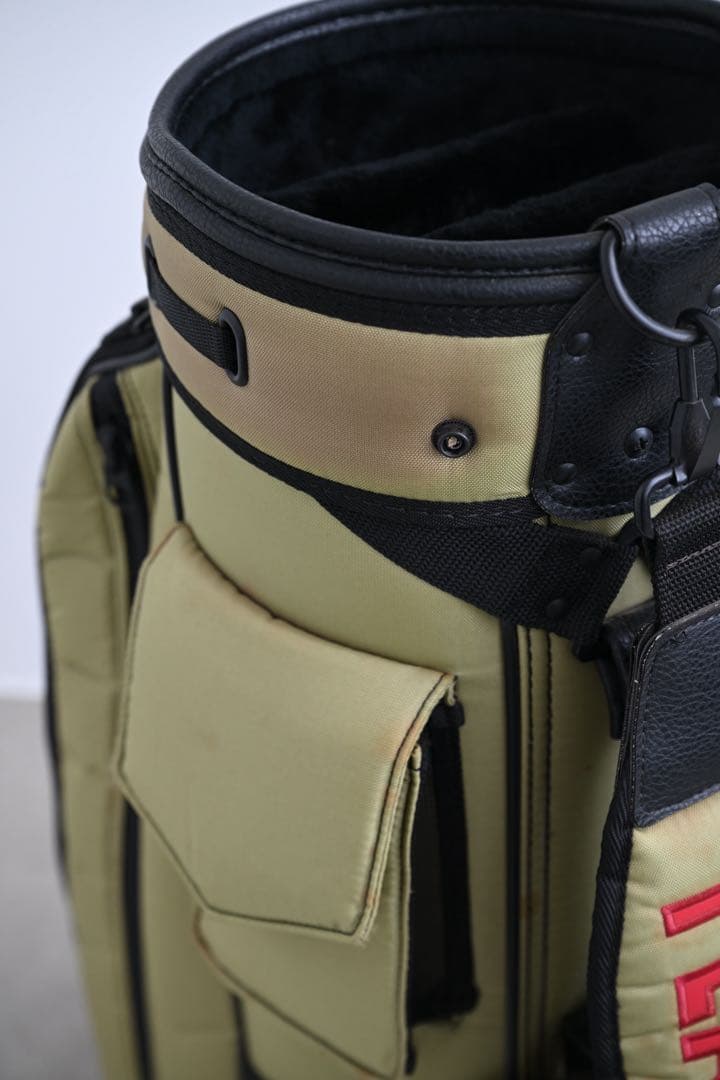 ‼️廃盤‼️パーリーゲイツ キャディバッグ ナイロン カーキ ‼️ヴィンテージ‼️