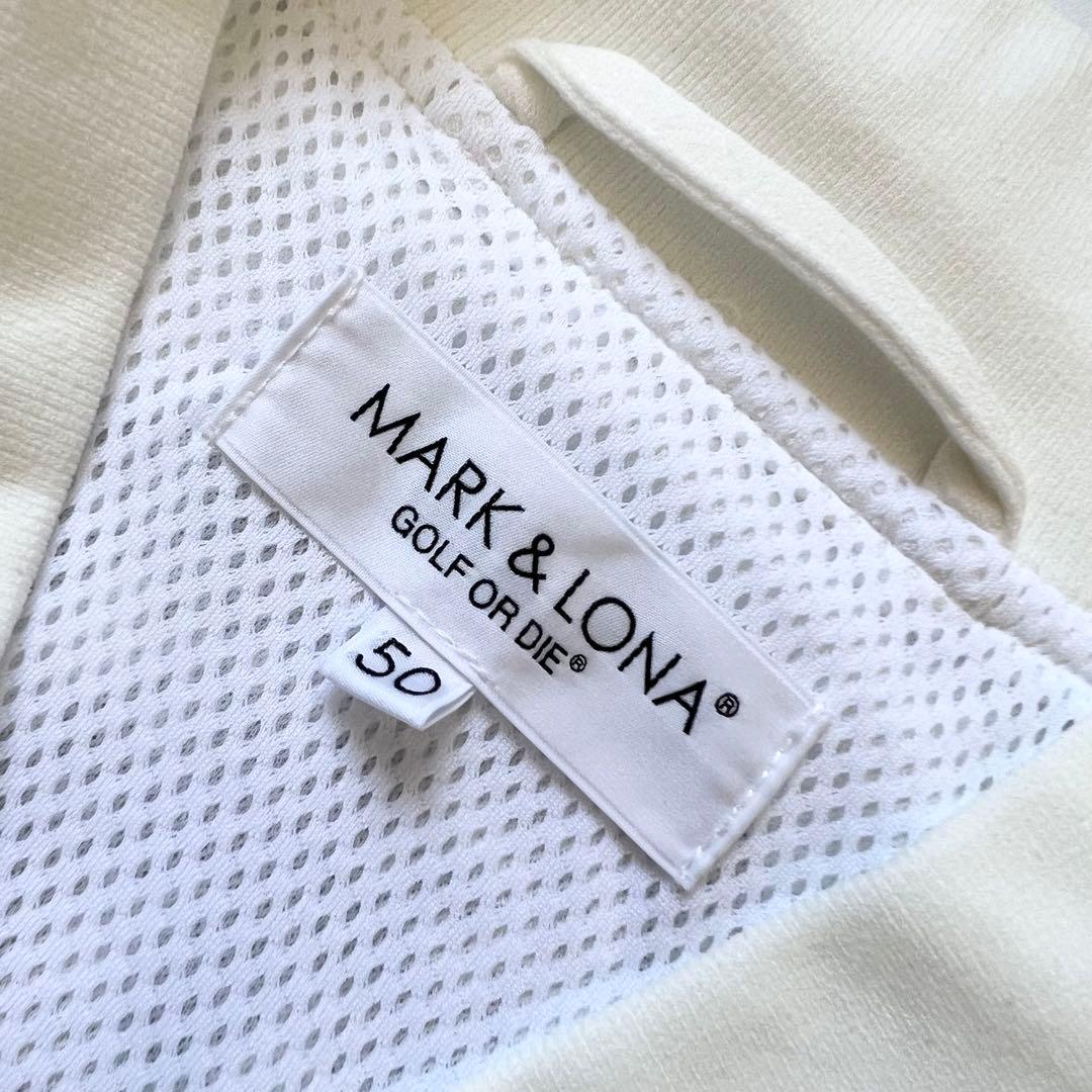 MARK&LONA マークアンドロナ　セットアップ　ベスト　パンツ　スタッズ　白