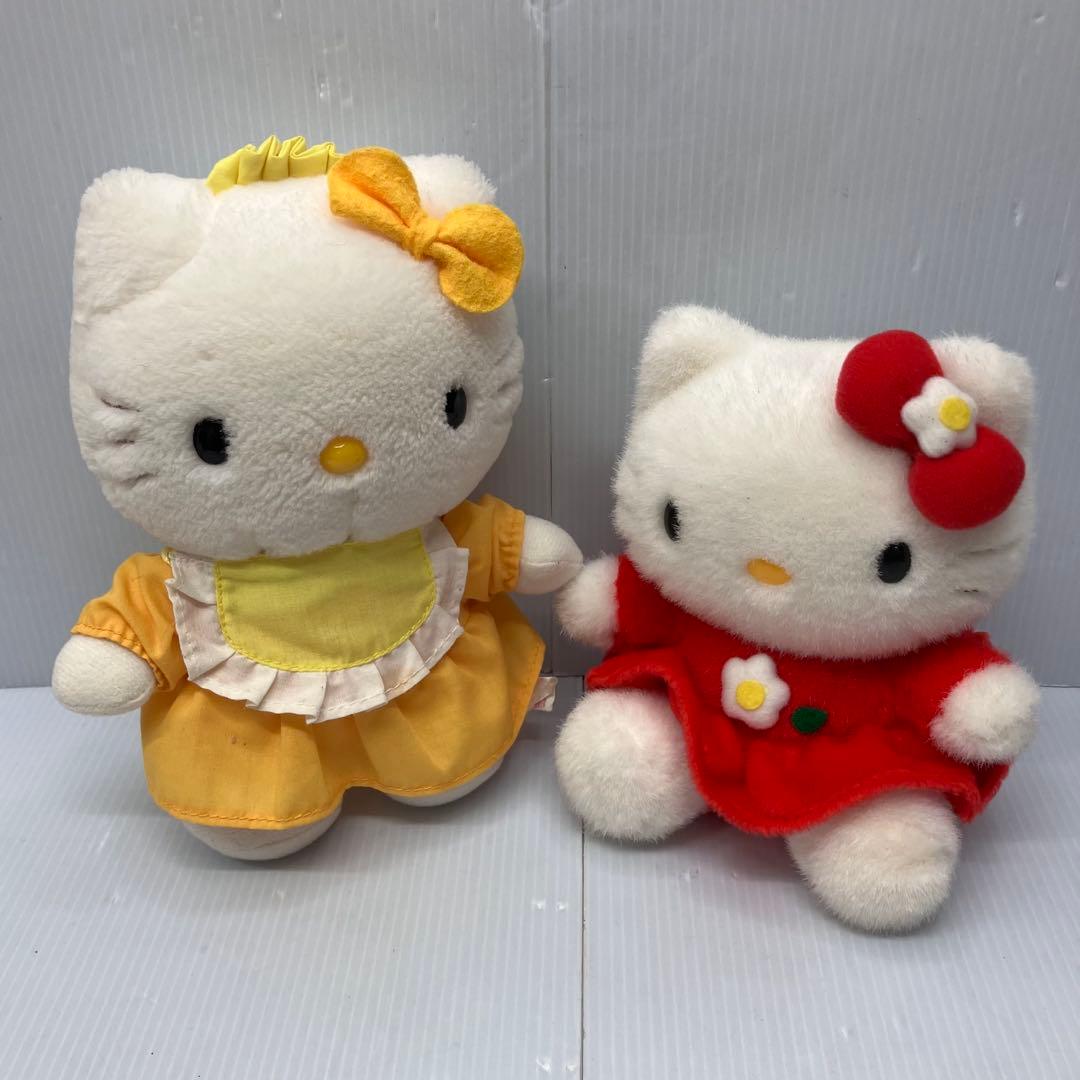 【平成レトロ】ハローキティ　人形　ぬいぐるみ　2体　希少　レア　コレクション