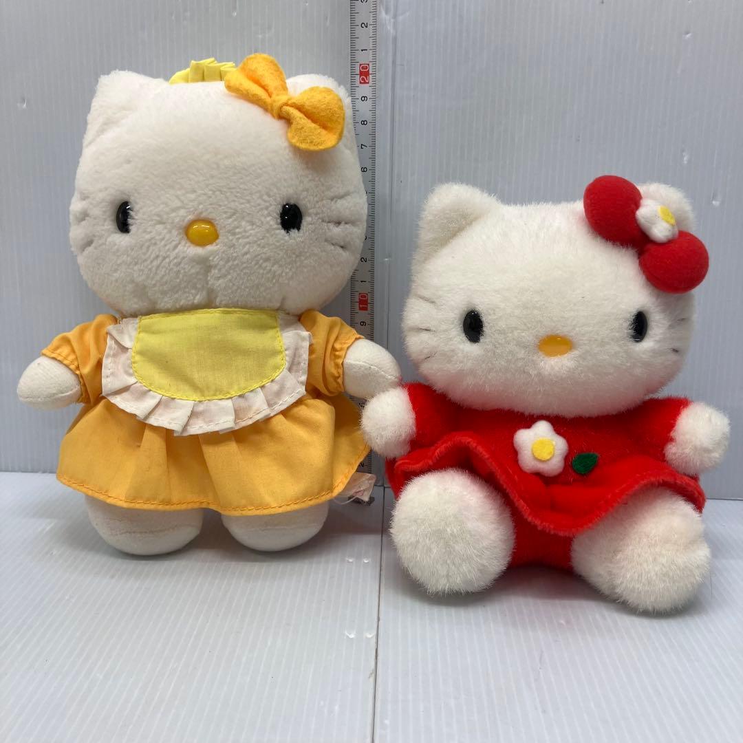 【平成レトロ】ハローキティ　人形　ぬいぐるみ　2体　希少　レア　コレクション