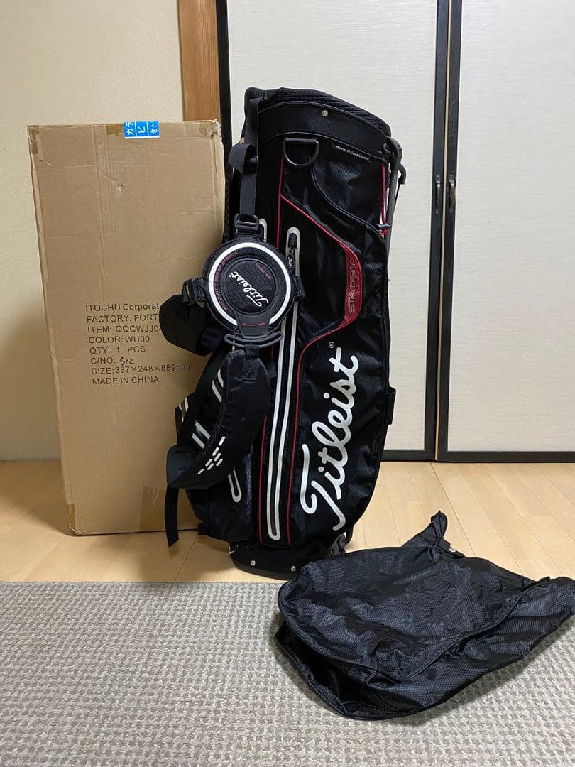 最終価格❗️タイトリスト軽量スタンド式キャディーバック