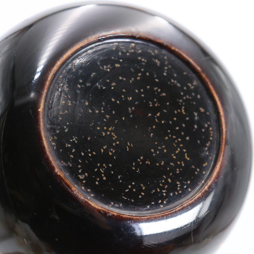 表千家十一代 碌々斎花押在判 御所車蒔絵平棗 十三代 即中斎極書　M944　N7