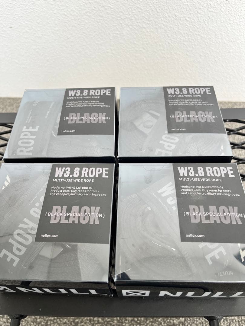 NULLPIXEL W3.8 ROPE BLACK EDITION × 4