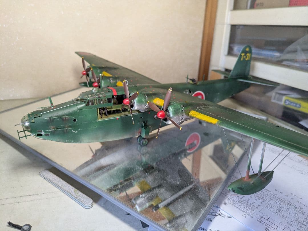 ハセガワ1/72完成品『二式大艇12型』
