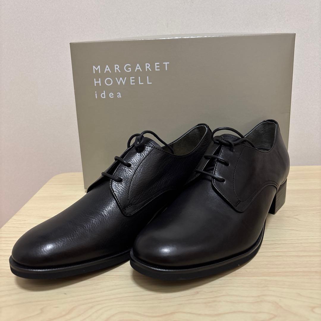 MARGARET HOWELL idea ブラックレザーシューズ
