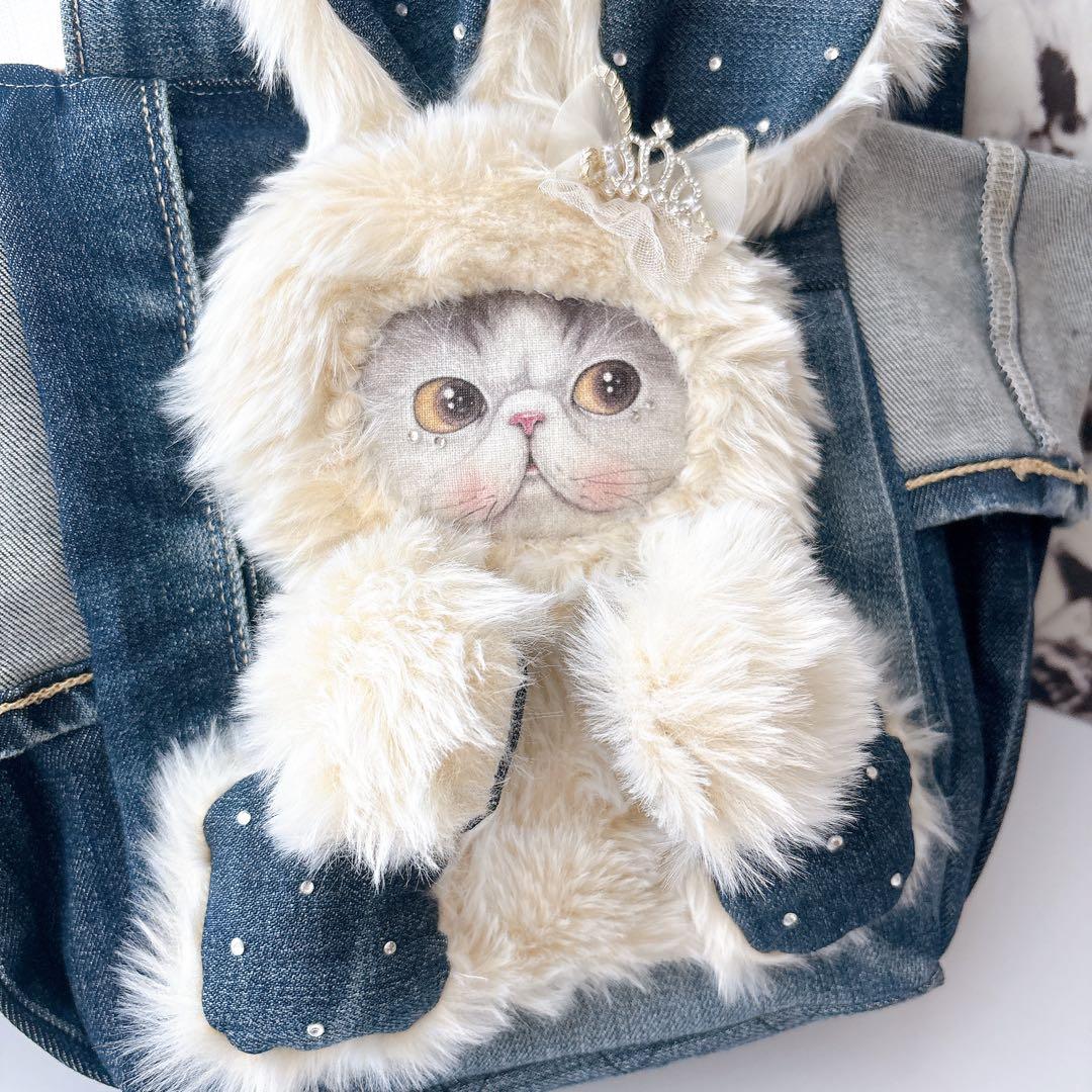 喜*ん様 コヤンイサムチョン　ポケットたくさん　トートバッグ　マンドゥちゃん　デ