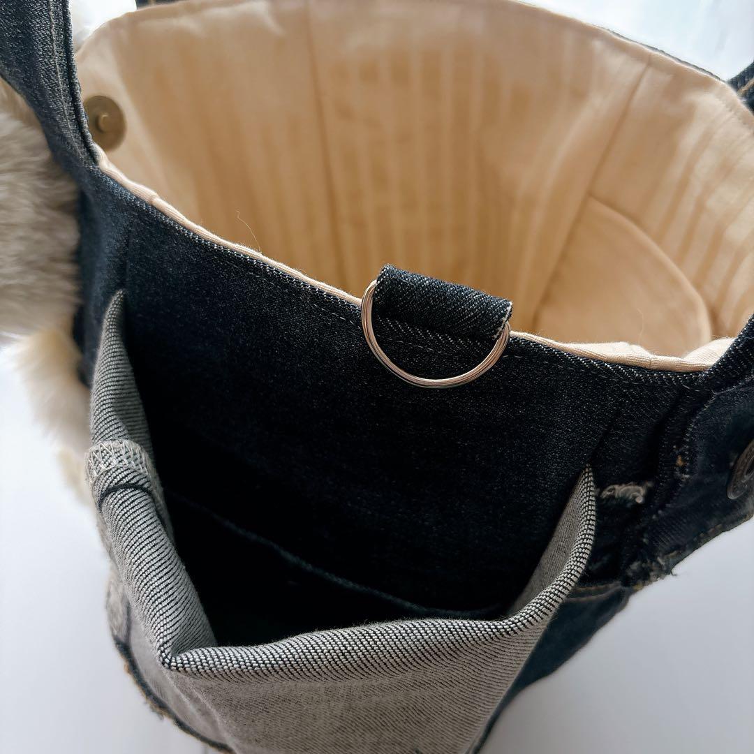 喜*ん様 コヤンイサムチョン　ポケットたくさん　トートバッグ　マンドゥちゃん　デ