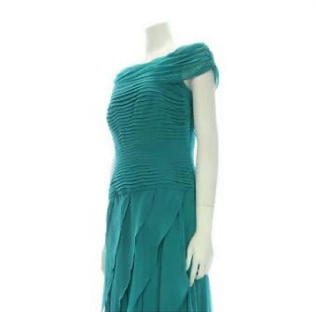 お値下げ！！ TADASHI SHOJI ティアードシフォンロングドレス