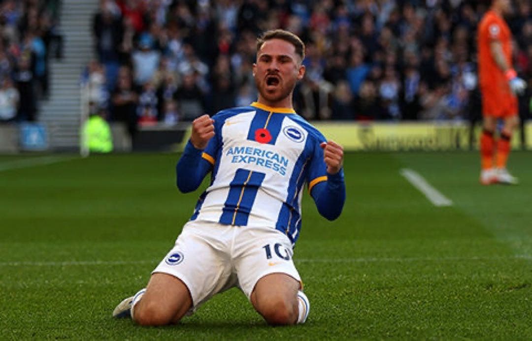 【激レア】【公式】ブライトン マクアリスター 実使用 直筆サイン入りユニフォーム