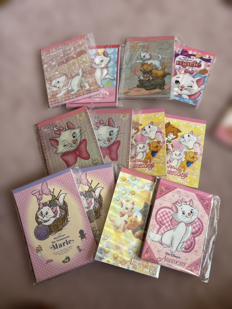 ディズニー おしゃれキャット マリー メモ用紙 12冊セット