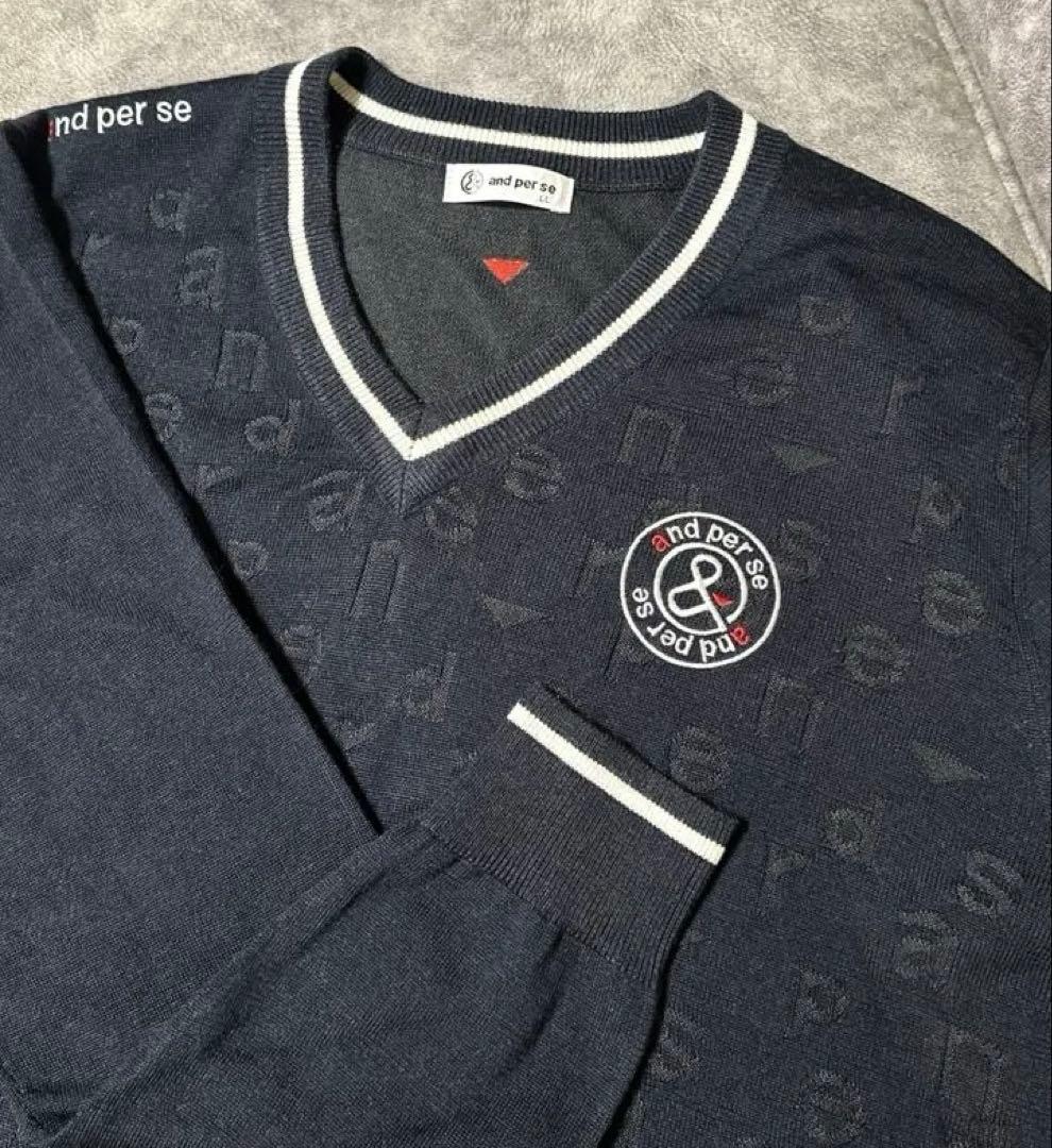 【美品】アンパスィ　セーター　LLサイズ