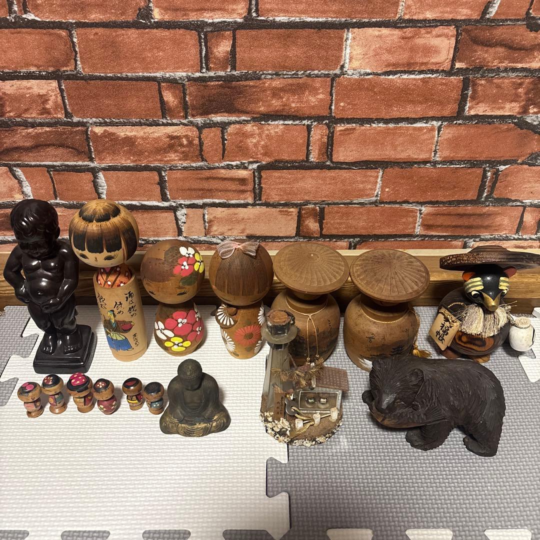 こけし他置物　16点
