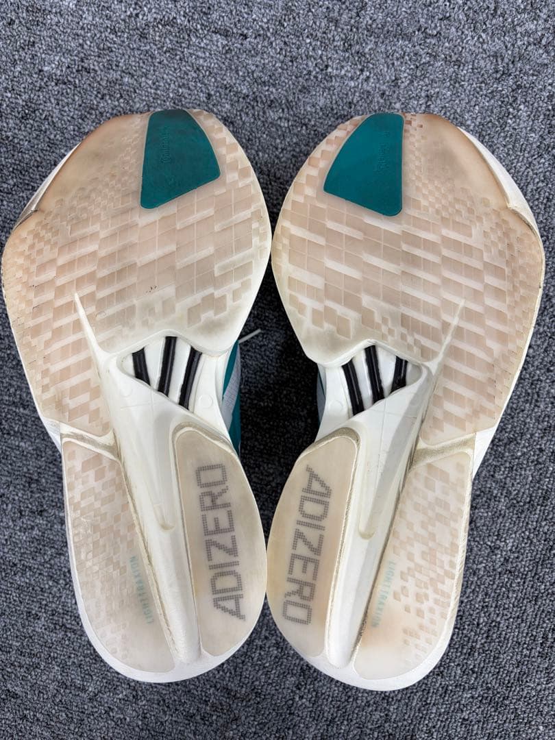 アディダス アディオス プロ4 走行210km 25.5cm 箱なし