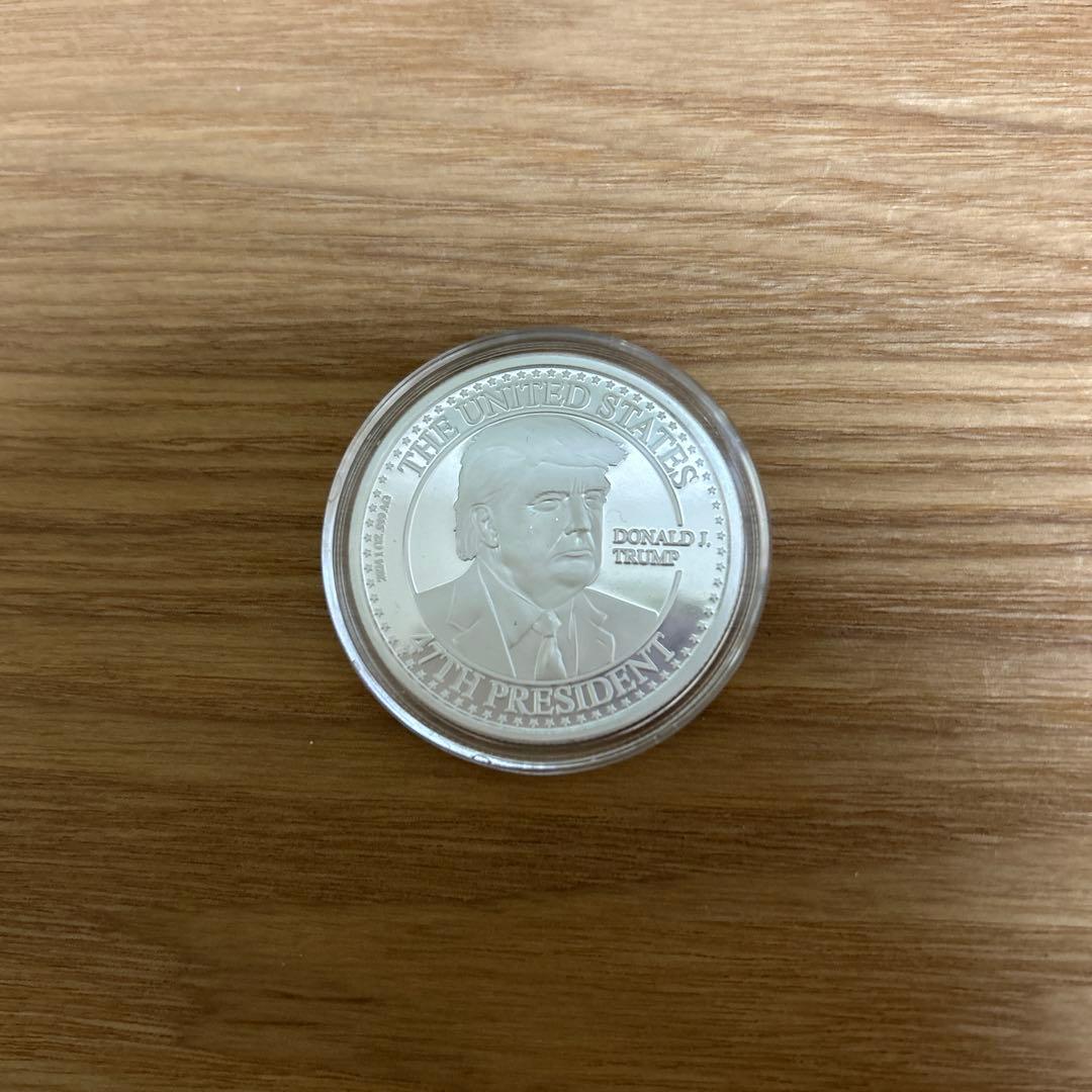 純銀　第47代アメリカ大統領選出記念メダル