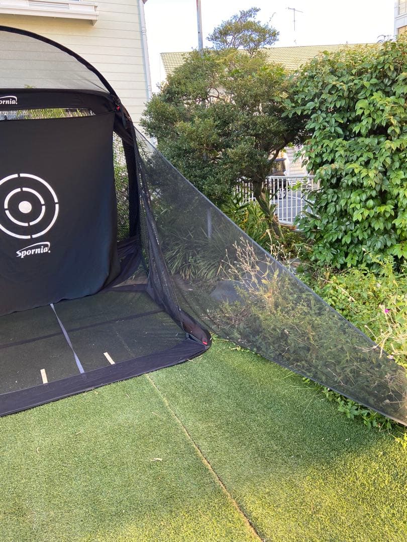 Sporniaゴルフ練習ネット シャンク防止ネット付き
