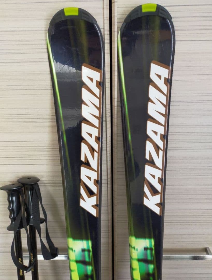 KAZAMA スキーセット　160サイズ　プラス　ワックスセット