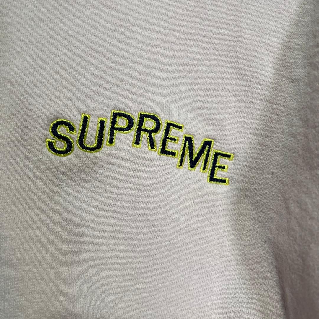 【美品】supreme スウェット　ピンク　裏起毛