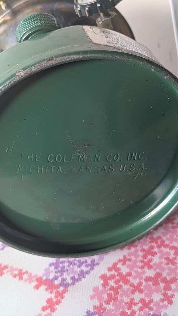 t*5様 414 コールマン502 バーナー　1979年製造　レア
