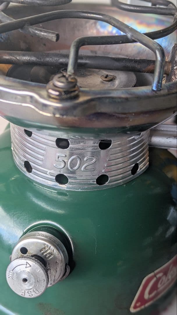 t*5様 414 コールマン502 バーナー　1979年製造　レア