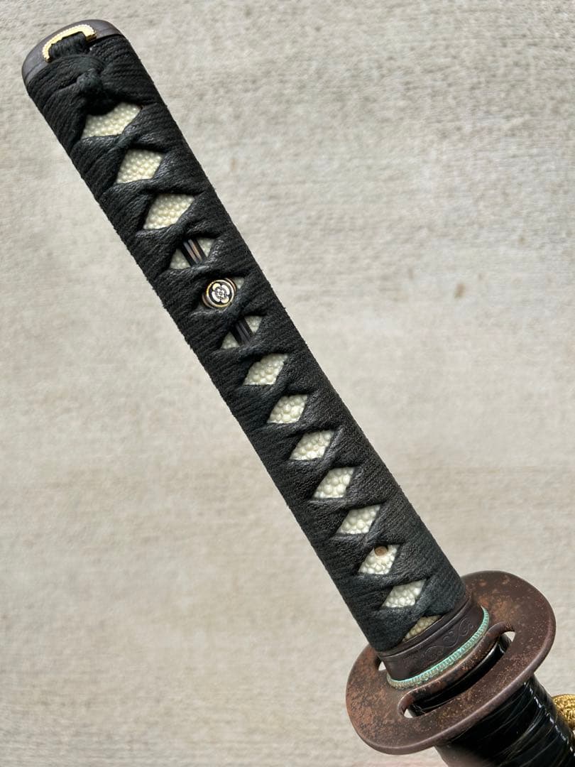 高級　居合刀　模造刀　日本刀　模擬刀　太刀　脇差　短刀　全長約103cm 現状品