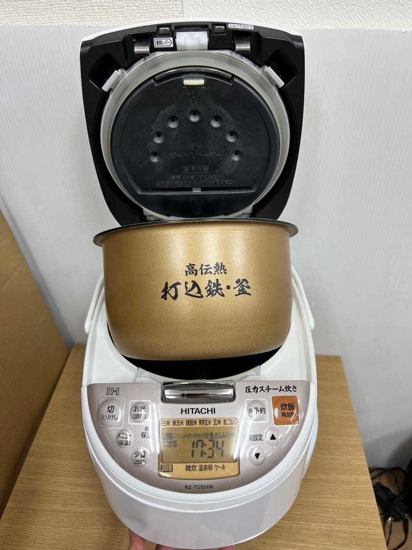 日立 圧力IH炊飯器 RZ-TS101M（2018年製）1.0L