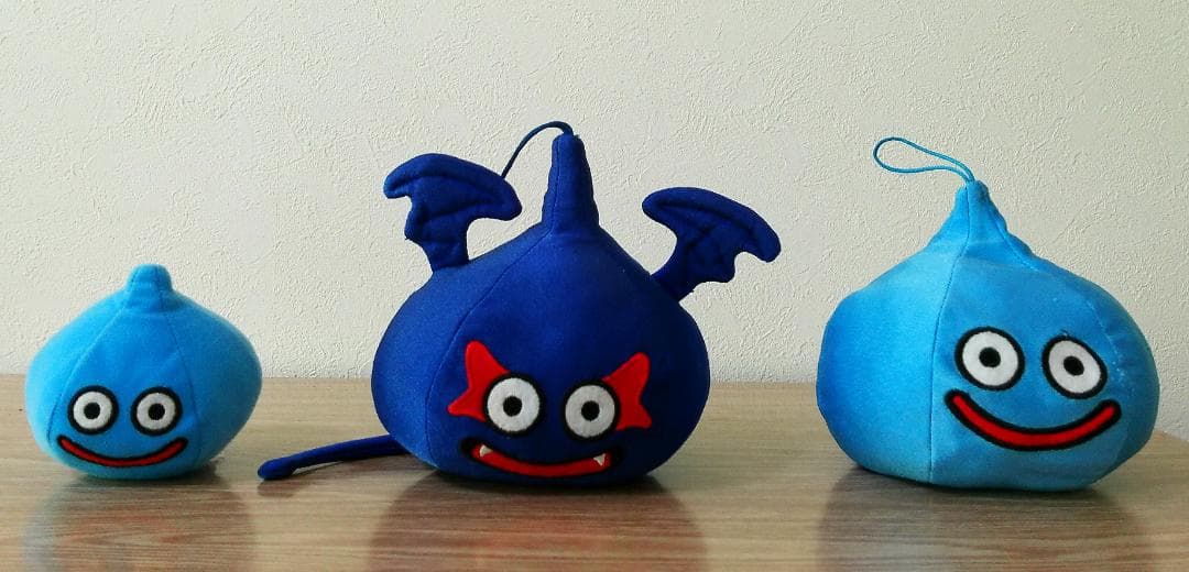ドラゴンクエスト 大小スライム・デビルスライム 　ぬいぐるみ　4点セット　当時品