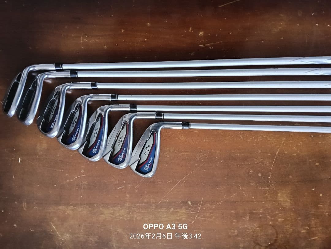 キャラウェイ　アイアンセット